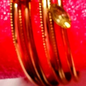 Jeweled Gold Bangles Bracelet by Nordstrom
